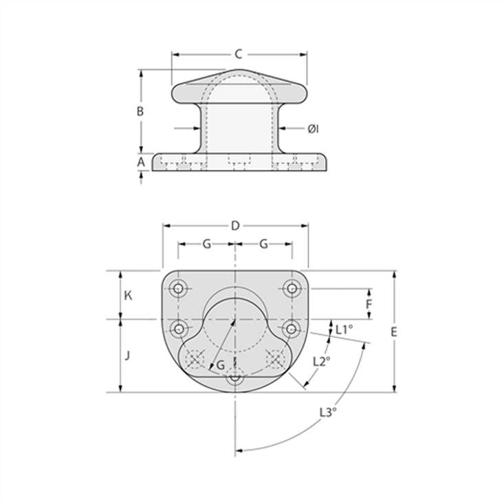 Mooring Bollard T-head Bollard